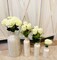12 pcs Artificial White Roses, Silk Roses with Stems Realistic Fake Rose Flower Bouquet for Wedding Arrangement Centerpieces Party Home Table Decorations